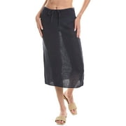 Onia womens Linen Knit Low Rise Midi Skirt, s